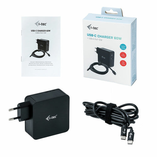 USB  Wall Charger i-Tec CHARGER-C60WPLUS Act1ve Unlimited