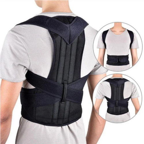 Adjustable Posture Corrector Low Back Support Shoulder Brace Belt For Act1ve Unlimited