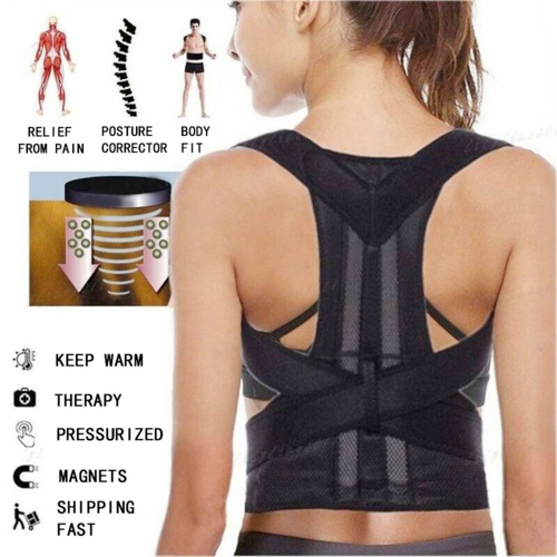 Adjustable Posture Corrector Low Back Support Shoulder Brace Belt For Act1ve Unlimited