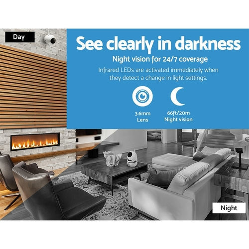 UL-tech 1080P Wireless IP Camera WIFI Home Security Cam Act1ve Unlimited
