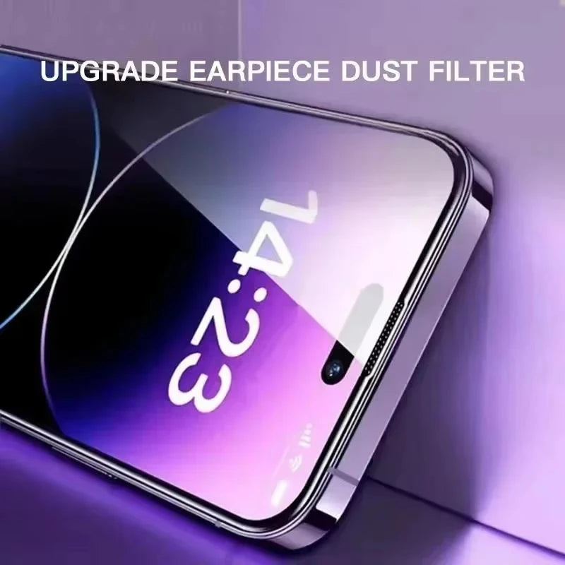 5PCS Privacy Screen Protector for iPhone 17 Pro Max 16 15 14 13 12 11 16e Plus Mini XR Dust Free Install Anti-Spy Tempered Glass Act1ve Unlimited