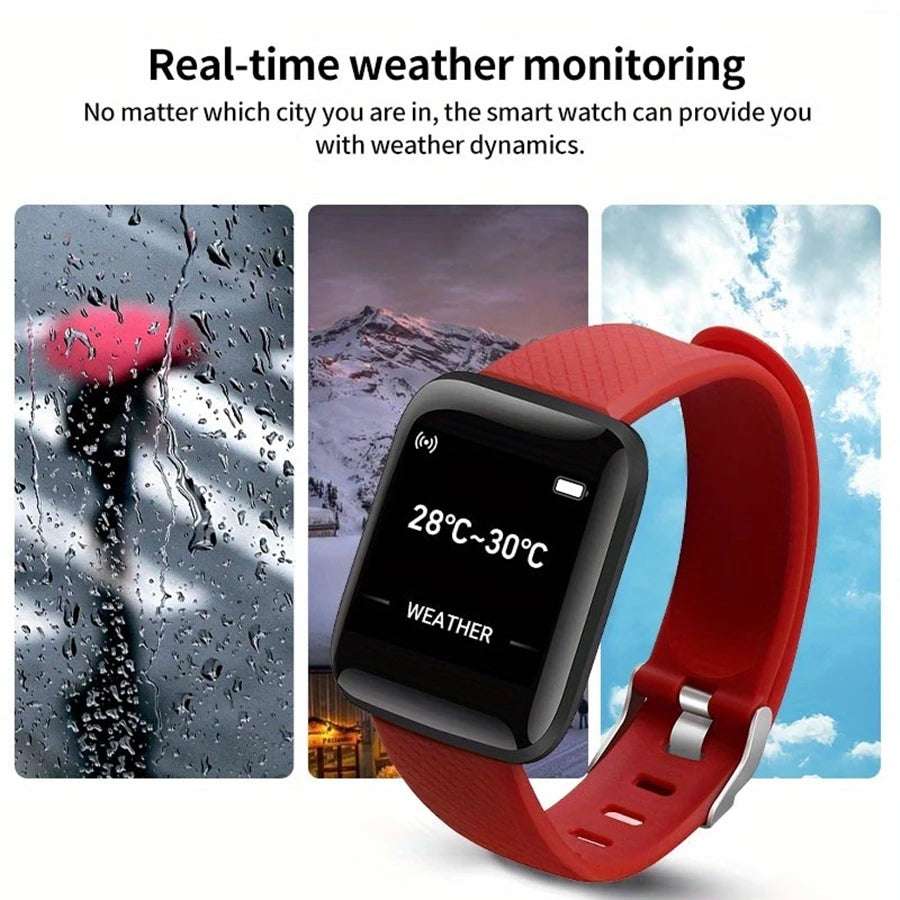 Smartwatch Men Women Wristwatches Smart Watch Message Fitness Monitor Bracelet Birthday Gift Electronic Clock For Android IOS Act1ve Unlimited