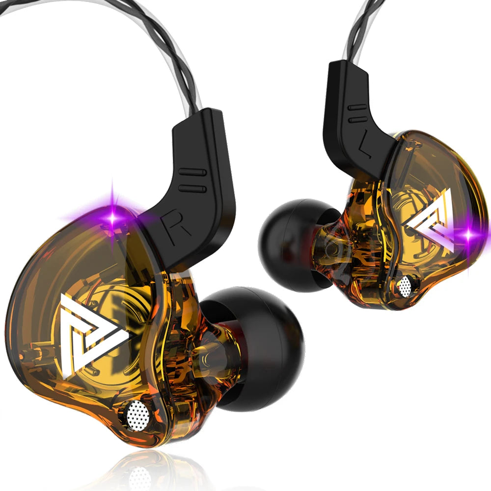 Original QKZ AK6 In Ear Earphone 6 Dynamic Driver Unit Headphone With Mic Stereo Sports HIFI Subwoofer Headset Monitor Earbuds Act1ve Unlimited