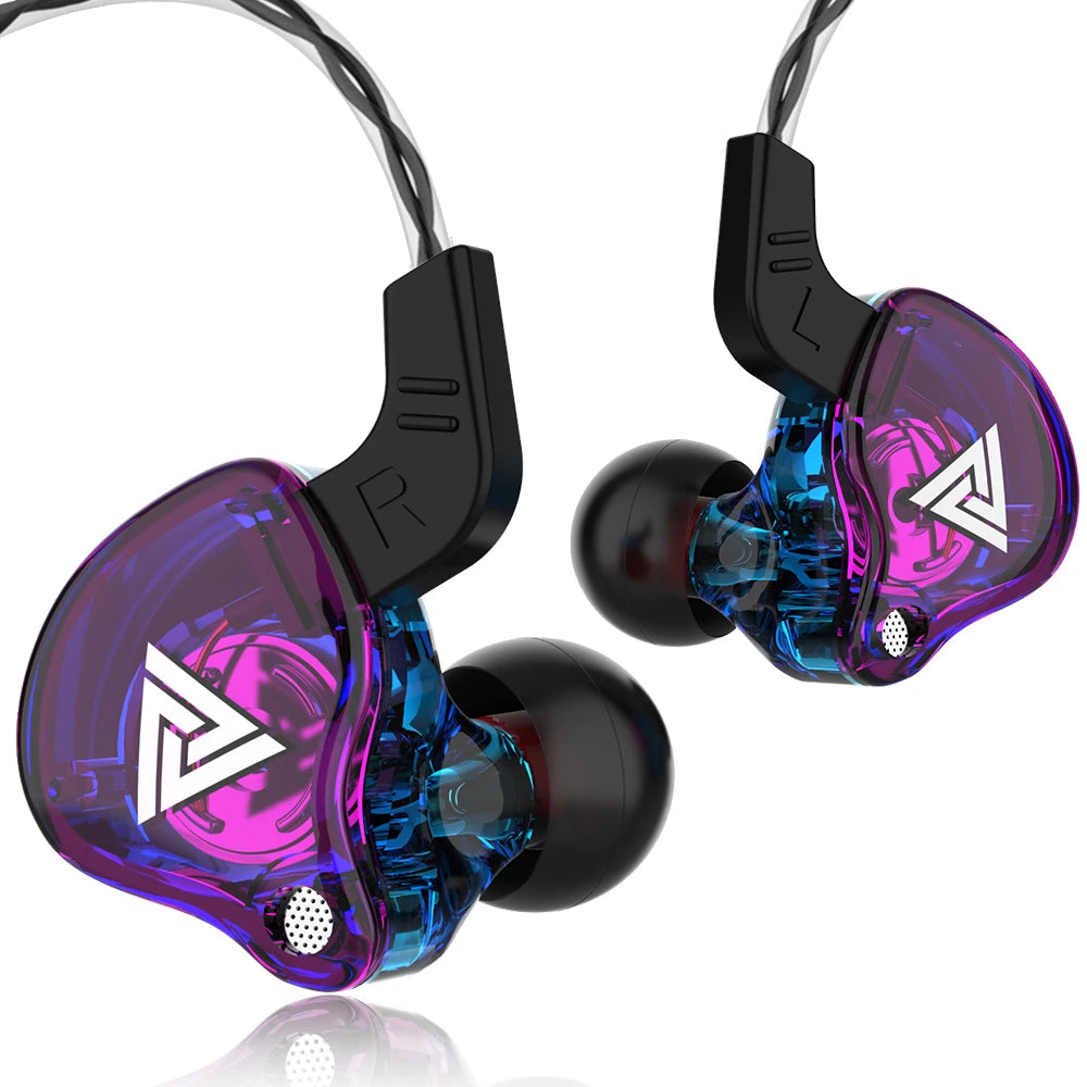 Original QKZ AK6 In Ear Earphone 6 Dynamic Driver Unit Headphone With Mic Stereo Sports HIFI Subwoofer Headset Monitor Earbuds Act1ve Unlimited