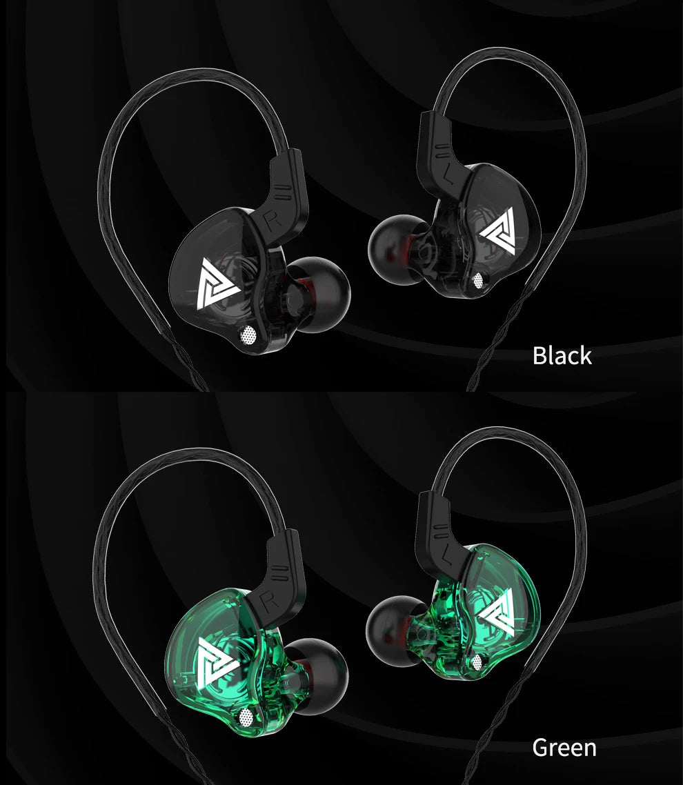 Original QKZ AK6 In Ear Earphone 6 Dynamic Driver Unit Headphone With Mic Stereo Sports HIFI Subwoofer Headset Monitor Earbuds Act1ve Unlimited