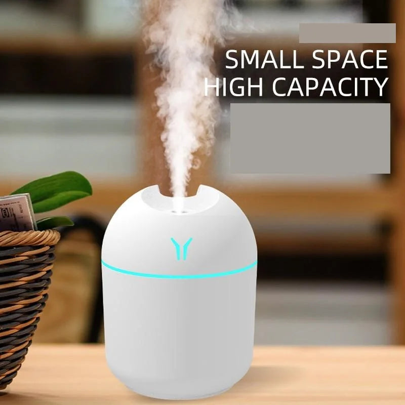 250ML USB Mini Air Humidifier Aroma Essential Oil Diffuser For Home Car Ultrasonic Mute Mist Maker Diffuser with LED Color Lamp Act1ve Unlimited