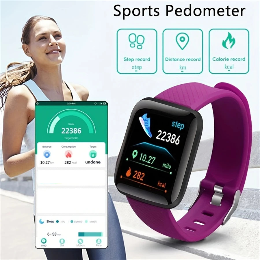 Smartwatch Men Women Wristwatches Smart Watch Message Fitness Monitor Bracelet Birthday Gift Electronic Clock For Android IOS Act1ve Unlimited