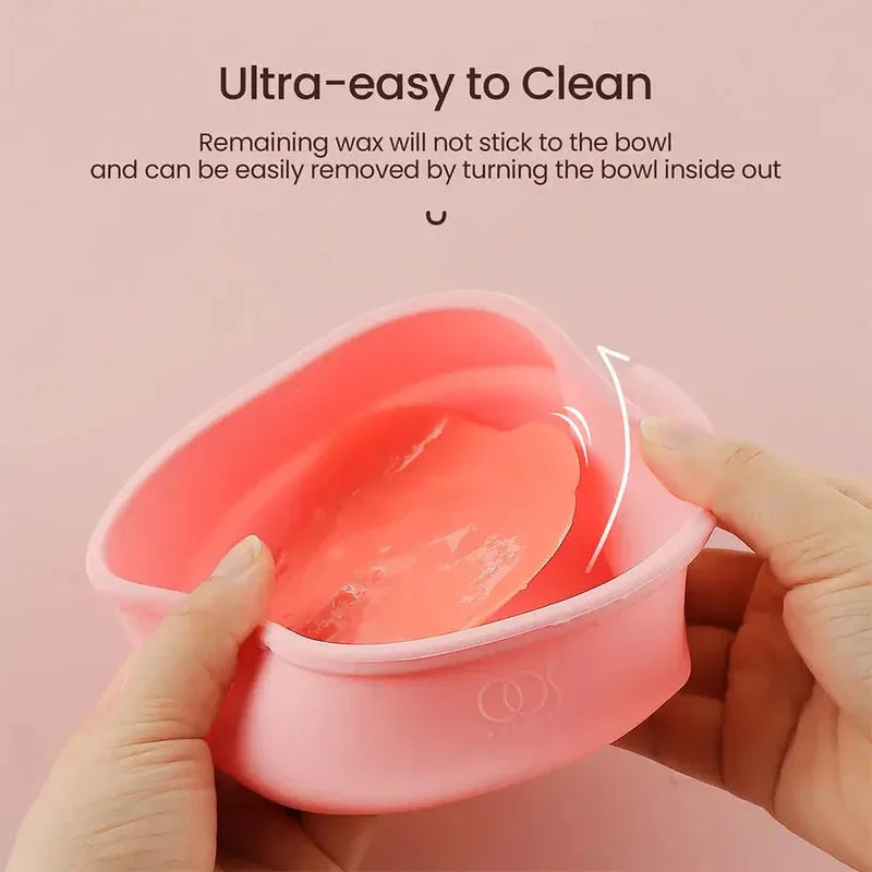 Foldable Wax Heater Hair Removal Wax Machine Portable Silicone Wax Warmer 400ML SPA Body Epilator Paraffin Wax Pot for Travel Act1ve Unlimited