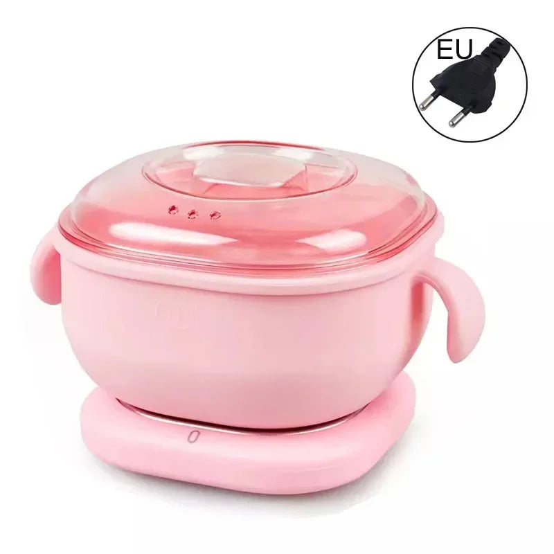 Foldable Wax Heater Hair Removal Wax Machine Portable Silicone Wax Warmer 400ML SPA Body Epilator Paraffin Wax Pot for Travel Act1ve Unlimited