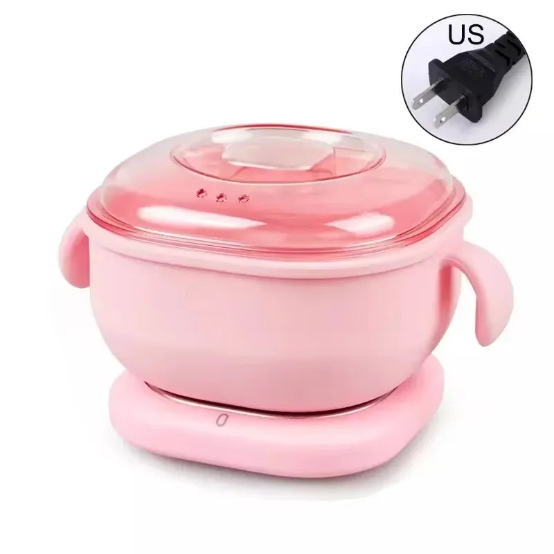 Foldable Wax Heater Hair Removal Wax Machine Portable Silicone Wax Warmer 400ML SPA Body Epilator Paraffin Wax Pot for Travel Act1ve Unlimited