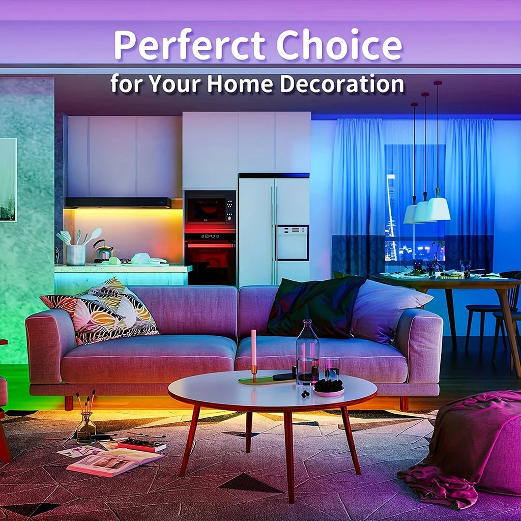 Led Strip Lights with 44 Key Remote Control 1m 5m 10m 20m RGB Tape Led Wall Room for Home Bedroom Party Decor TV Backlight Act1ve Unlimited