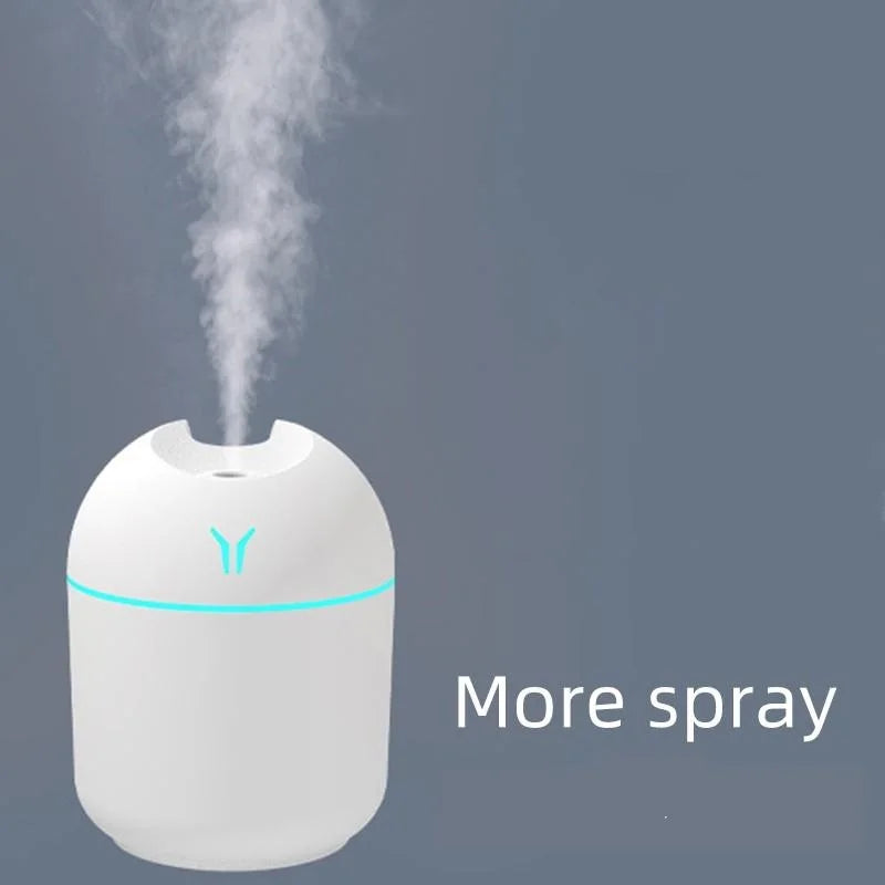 250ML USB Mini Air Humidifier Aroma Essential Oil Diffuser For Home Car Ultrasonic Mute Mist Maker Diffuser with LED Color Lamp Act1ve Unlimited