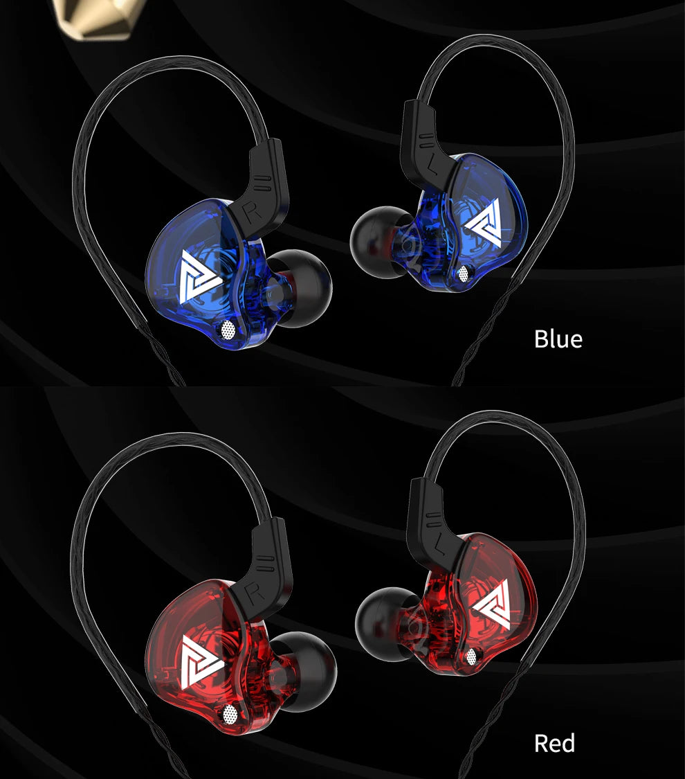 Original QKZ AK6 In Ear Earphone 6 Dynamic Driver Unit Headphone With Mic Stereo Sports HIFI Subwoofer Headset Monitor Earbuds Act1ve Unlimited