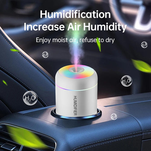 180ML Mini Air Humidifier USB Electric Aroma Diffuser Essential Oil Purifier Aromatherapy Mist Maker Lights For Car Home Bedroom Act1ve Unlimited