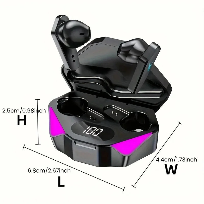 X15 TWS Wireless Bluetooth Headset LED Display Gamer Earbuds with Mic Wireless Headphones Noise Cancelling Bluetooth Earphones Act1ve Unlimited