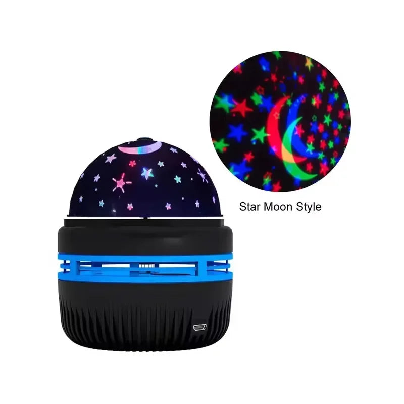 LED Starry Sky Night Lights USB Projector Lamp Magic Ball Moon Star Christmas Lights Home Room Atmosphere Decorations Act1ve Unlimited