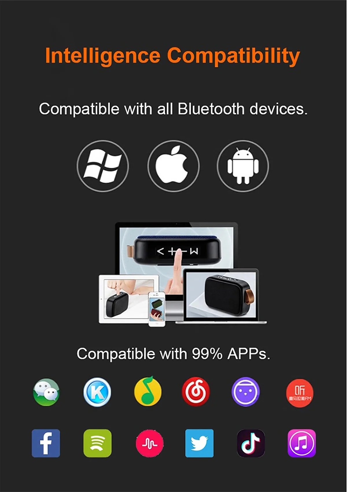 Portable Speakers Outdoor Bluetooth 5.0 Mini Oxford Loudspeaker Wireless Column 3D Stereo Music Player Surround Hifi sound Box Act1ve Unlimited