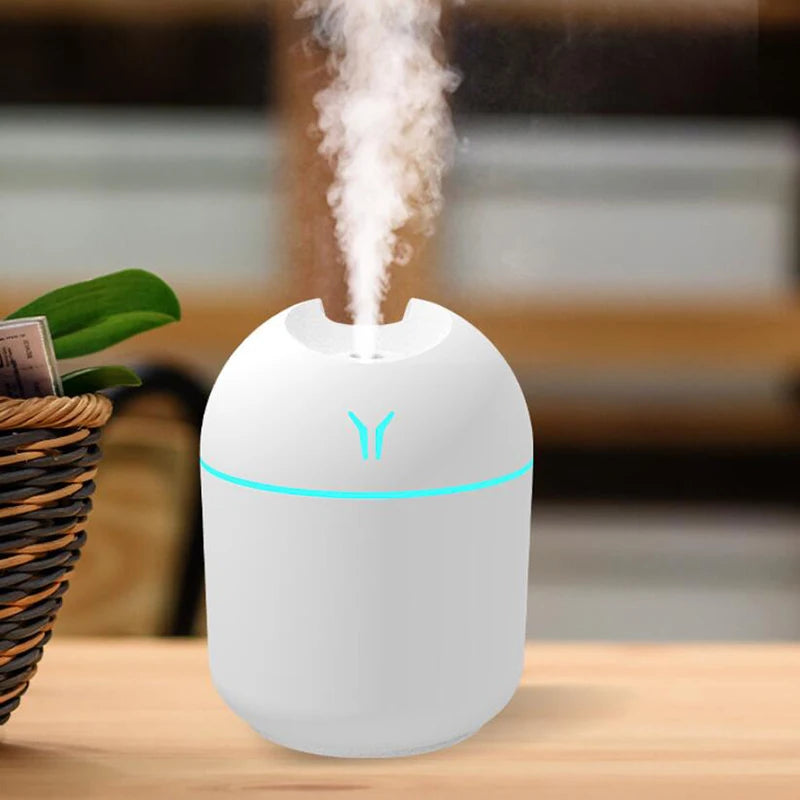 250ML USB Mini Air Humidifier Aroma Essential Oil Diffuser For Home Car Ultrasonic Mute Mist Maker Diffuser with LED Color Lamp Act1ve Unlimited