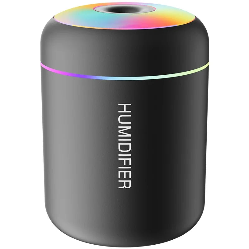 180ML Mini Air Humidifier USB Electric Aroma Diffuser Essential Oil Purifier Aromatherapy Mist Maker Lights For Car Home Bedroom Act1ve Unlimited