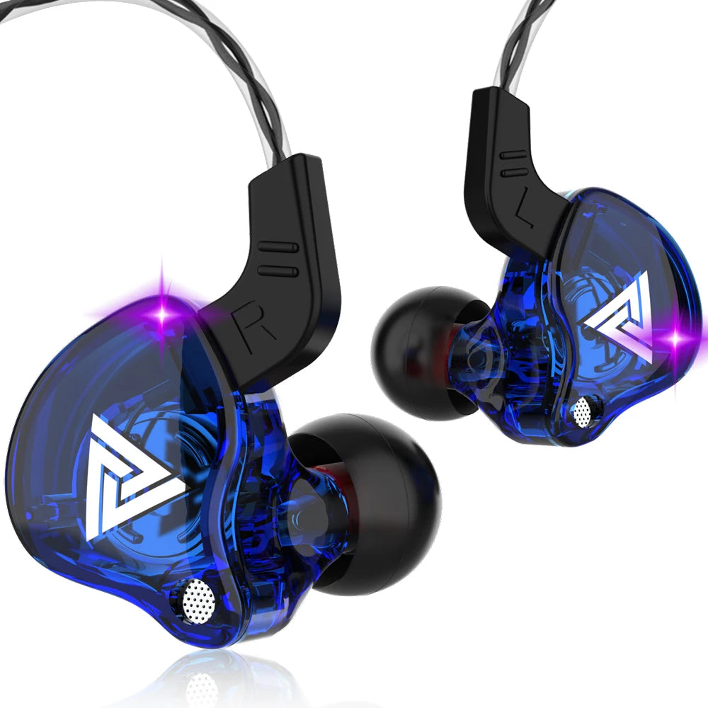 Original QKZ AK6 In Ear Earphone 6 Dynamic Driver Unit Headphone With Mic Stereo Sports HIFI Subwoofer Headset Monitor Earbuds Act1ve Unlimited