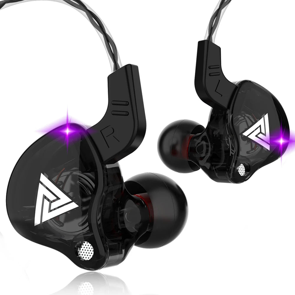 Original QKZ AK6 In Ear Earphone 6 Dynamic Driver Unit Headphone With Mic Stereo Sports HIFI Subwoofer Headset Monitor Earbuds Act1ve Unlimited