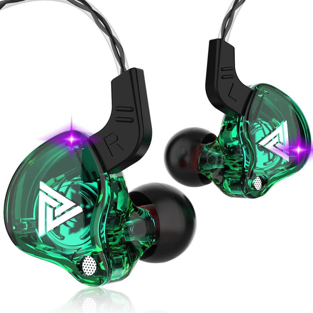 Original QKZ AK6 In Ear Earphone 6 Dynamic Driver Unit Headphone With Mic Stereo Sports HIFI Subwoofer Headset Monitor Earbuds Act1ve Unlimited