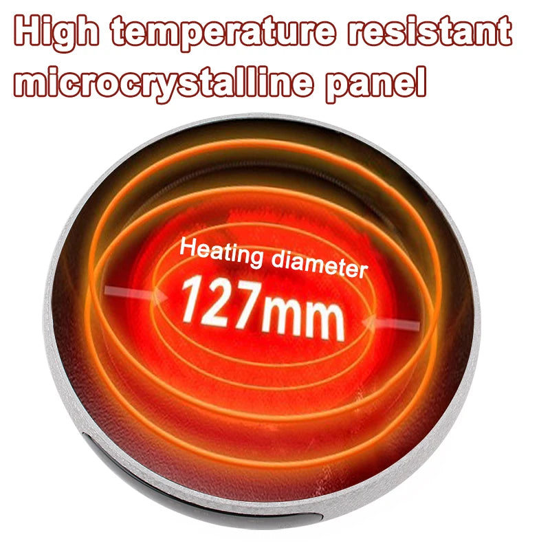 Mini Electric Ceramic Infrared Heating Stove Milk Water Boiler Heater Burner Stew Hotpot Induction Cooker Coffee Moka Countertop Act1ve Unlimited