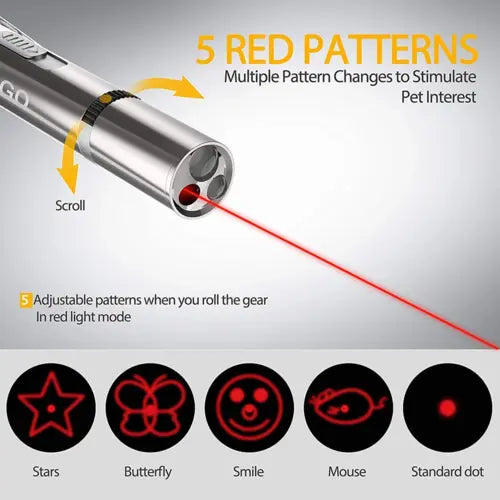 Pet Training Exercise Tool Cat Toys LED Pointer Act1ve Unlimited