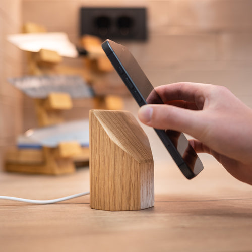 Wooden MagSafe Wireless Charger for iPhone, Android. Fast Qi2 25W Act1ve Unlimited