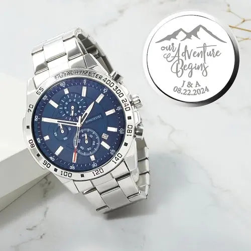 Personalized Mens Watch, Boyfriend Gift, Anniversary Gift Act1ve Unlimited