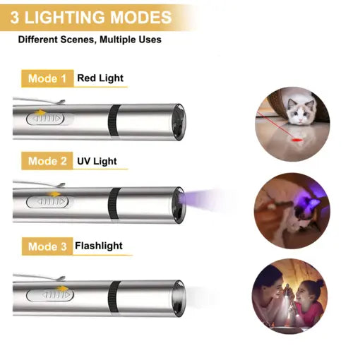 Pet Training Exercise Tool Cat Toys LED Pointer Act1ve Unlimited
